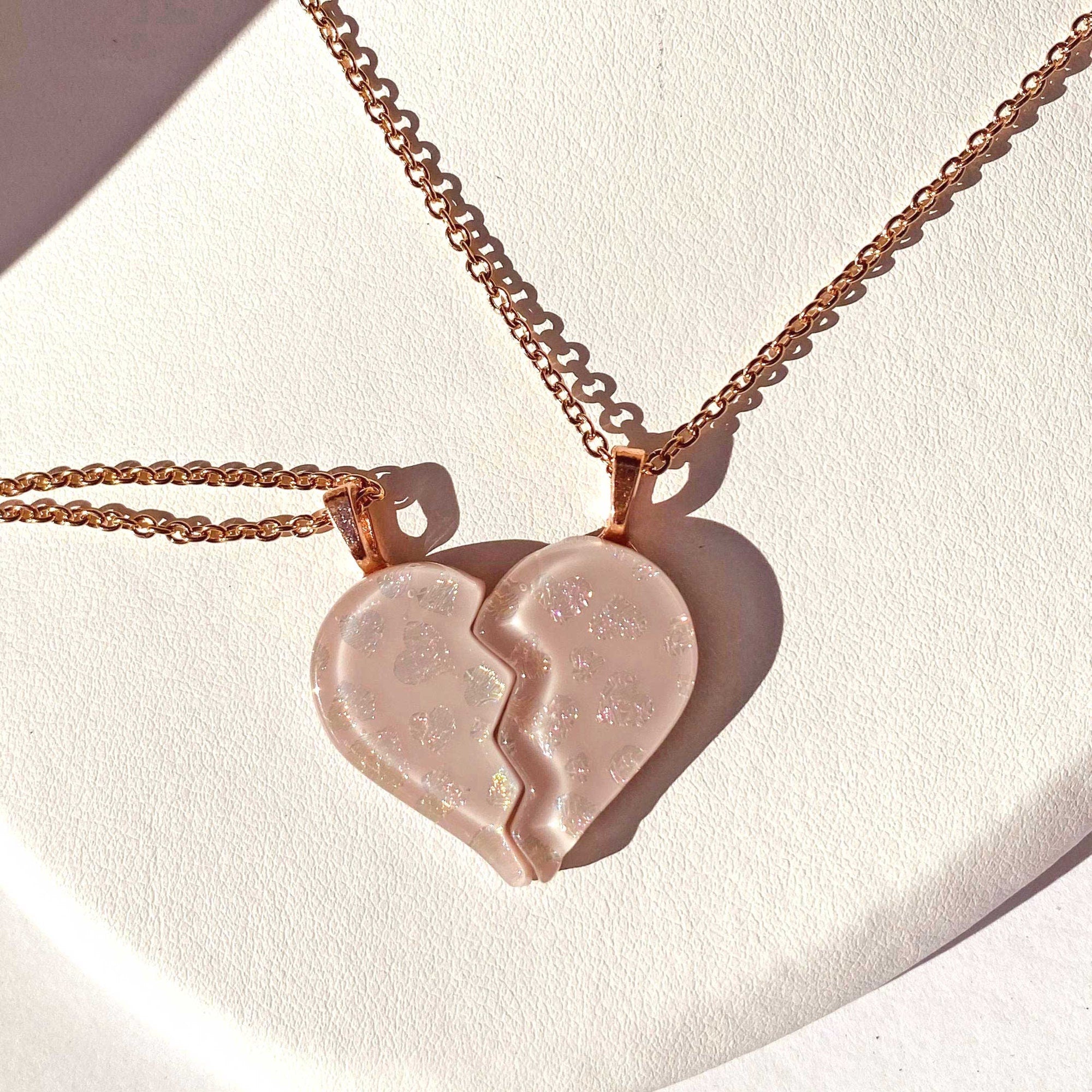 Hip Hop Broken Heart Necklace Men's Women's Rhinestone Cracked Love Heart  Pendant Necklace Design Jewelry Gift Jewelry for Women - AliExpress